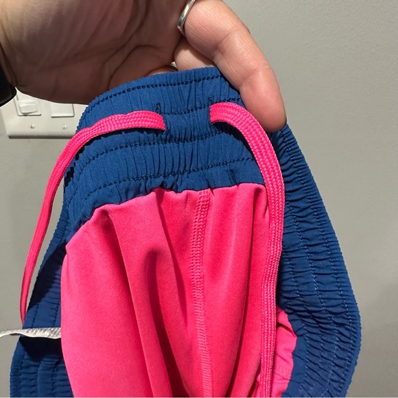 Puma The Last Lap 2 in 1 Running Shorts Pink Blue Size Small - Picture 9 of 15